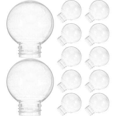 ABOOFAN 20pcs Clear Globe Lamp Shade 50mm for Ceiling Pendant Lighting ABOOFAN 20pcs Clear Globe Lamp Shade 50mm for Ceiling Pendant Lighting