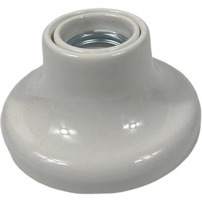 Unbranded Elegant Vintage E27 Ceramic Lamp Base for DIY Wall and Ceiling Lighting White Unbranded Elegant Vintage E27 Ceramic Lamp Base for DIY Wall and Ceiling Lighting White