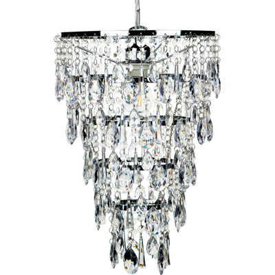 Beliani Silver Pendant Lamp - Pendant Light - Glamour Design Beliani Silver Pendant Lamp - Pendant Light - Glamour Design