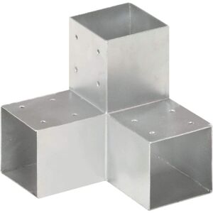 vidaXL Post Connector Y Shape Galvanised Metal 91x91mm Wood Beams Shoe Support vidaXL Post Connector Y Shape Galvanised Metal 91x91mm Wood Beams Shoe Support
