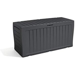Keter Marvel+ 270L Garden Storage Box - Grey Keter Marvel+ 270L Garden Storage Box - Grey