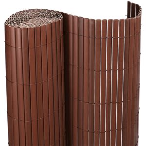 Living And Home (Brown, 120 x 300cm) PVC Garden Fence Privacy Shield Protective Screen Living And Home (Brown, 120 x 300cm) PVC Garden Fence Privacy Shield Protective Screen