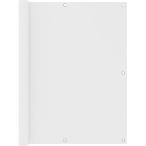 vidaXL White Oxford Balcony Privacy Screen - Privacy Screen vidaXL White Oxford Balcony Privacy Screen - Privacy Screen