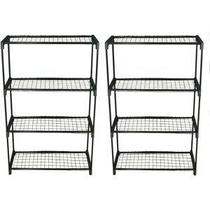 Selections Greenhouse Staging Shelving Racking 4 Tier (Pack of 2) Selections Greenhouse Staging Shelving Racking 4 Tier (Pack of 2)