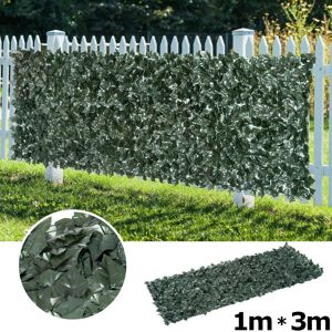 Unbranded 3m Artificial Faux Ivy Leaf Hedge Panel Privacy Screening Garden Fence Unbranded 3m Artificial Faux Ivy Leaf Hedge Panel Privacy Screening Garden Fence