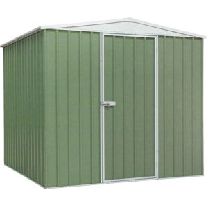 Dellonda Galvanised Steel Metal Garden/Outdoor/Storage Shed, 7.5FT x 7.5FT, Apex Style Ro Dellonda Galvanised Steel Metal Garden/Outdoor/Storage Shed, 7.5FT x 7.5FT, Apex Style Ro