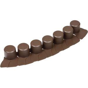 Prosperplast Prosper Plast IPAL7-R222 405 x 6 cm Garden Palisade - Brown Prosperplast Prosper Plast IPAL7-R222 405 x 6 cm Garden Palisade - Brown
