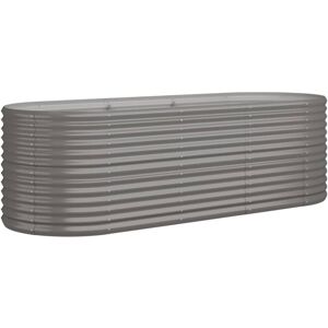 vidaXL Garden Planter 224x80x68 cm Grey - Garden Planter vidaXL Garden Planter 224x80x68 cm Grey - Garden Planter