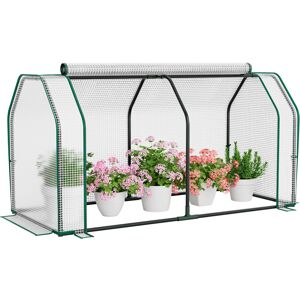 Costway Portable Mini Greenhouse Plant Greenhouse Tent w/Roll-Up Zippered Door Costway Portable Mini Greenhouse Plant Greenhouse Tent w/Roll-Up Zippered Door