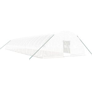 vidaXL Greenhouse Steel Frame White 22x6x2.85m - Greenhouse vidaXL Greenhouse Steel Frame White 22x6x2.85m - Greenhouse