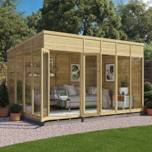 BillyOh (12x8 - 11mm Thickness) Switch Pent Tongue and Groove Summerhouse BillyOh (12x8 - 11mm Thickness) Switch Pent Tongue and Groove Summerhouse
