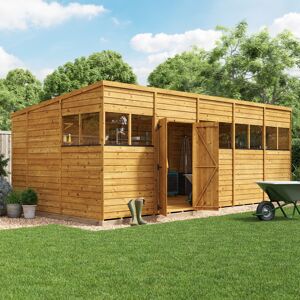 (20x10, Windowed) BillyOh Switch Overlap Pent Shed (20x10, Windowed) BillyOh Switch Overlap Pent Shed