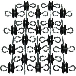 SecureFix Direct Two Way Gate Handle Insulators X20 (Electric Fence Screw In Anchor) SecureFix Direct Two Way Gate Handle Insulators X20 (Electric Fence Screw In Anchor)