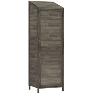 VidaXL Solid Wood Fir Garden Shed - Durable Outdoor Storage VidaXL Solid Wood Fir Garden Shed - Durable Outdoor Storage