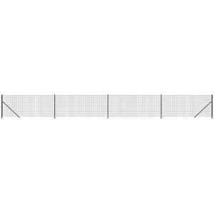 vidaXL Wire Mesh Fence with Flange 0.8x10 m - Garden Fencing Mesh vidaXL Wire Mesh Fence with Flange 0.8x10 m - Garden Fencing Mesh
