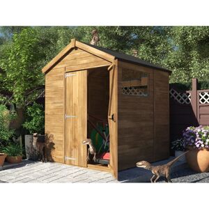 Dunster House Shed 1.8m x 1.8m 15mm Tongue & Groove Thick Walls & Apex Roof, Pre Dunster House Shed 1.8m x 1.8m 15mm Tongue & Groove Thick Walls & Apex Roof, Pre