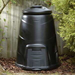 Original Organics Blackwall 330L Black Compost Bin Converter with Base Plate - UV-Stabilised, Heat Original Organics Blackwall 330L Black Compost Bin Converter with Base Plate - UV-Stabilised, Heat