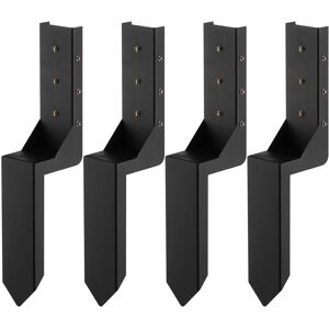 (3.5 x3.5 Inches, 4pcs) VEVOR Fence Post Anchor Repair Kit (3.5 x3.5 Inches, 4pcs) VEVOR Fence Post Anchor Repair Kit