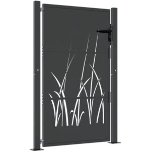 (105 x 130 cm) vidaXL Garden Gate Outdoor Gate Fence Gate Fence Anthracite Steel (105 x 130 cm) vidaXL Garden Gate Outdoor Gate Fence Gate Fence Anthracite Steel