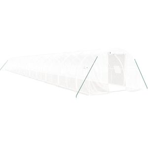 vidaXL Greenhouse with Steel Frame White 72 m² - Greenhouse vidaXL Greenhouse with Steel Frame White 72 m² - Greenhouse