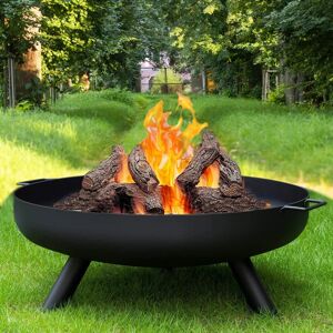 Unbranded Round Fire Pit Folding Log Burner Outdoor Camping Unbranded Round Fire Pit Folding Log Burner Outdoor Camping