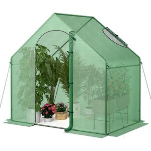 Costway Walk-in Greenhouse Portable Outdoor Warm House for Winter-Green Costway Walk-in Greenhouse Portable Outdoor Warm House for Winter-Green