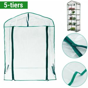 GreenZech (5 tiers) 2/3/4/5-Tier Garden Greenhouse Shed Storage PVC Cover Heavy-duty Sunpr GreenZech (5 tiers) 2/3/4/5-Tier Garden Greenhouse Shed Storage PVC Cover Heavy-duty Sunpr
