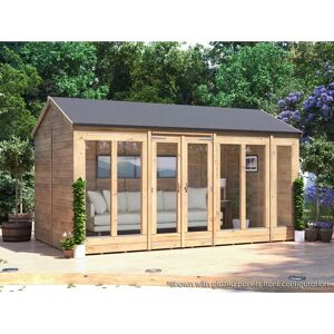 Dunster House Summerhouse 4m x 2.4m Modular Reverse Apex Fully Pressure Treated Dunster House Summerhouse 4m x 2.4m Modular Reverse Apex Fully Pressure Treated