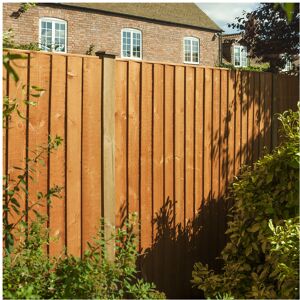 Rowlinson 6x5 Vertical Board Panel Dip Treated (Pack of 3) - L183 x W183 x H152.5 cm Rowlinson 6x5 Vertical Board Panel Dip Treated (Pack of 3) - L183 x W183 x H152.5 cm