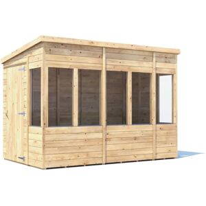 Dunster House Potting Shed Pent Roof, Pressure Treated W6' x D10' (W1.8 x D3.0m) Dunster House Potting Shed Pent Roof, Pressure Treated W6' x D10' (W1.8 x D3.0m)