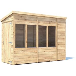 Dunster House Potting Shed Pent Roof, Pressure Treated W4' x D10' (W1.2 x D3.0m) Dunster House Potting Shed Pent Roof, Pressure Treated W4' x D10' (W1.2 x D3.0m)