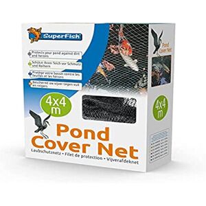 SuperFish Pond Cover Net With 10 Pegs 4x4m SuperFish Pond Cover Net With 10 Pegs 4x4m