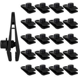 Unbranded 36 Pack Heavy Duty Plastic Tarp Clips with Holes, Thumb Screws, for Pool Covers Unbranded 36 Pack Heavy Duty Plastic Tarp Clips with Holes, Thumb Screws, for Pool Covers