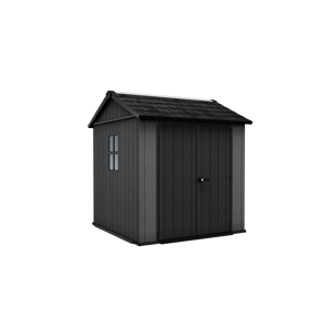 Keter Newton Plus Shed 7x7.5ft - Grey All Weather Resistant, Easy to Clean, Fad Keter Newton Plus Shed 7x7.5ft - Grey All Weather Resistant, Easy to Clean, Fad