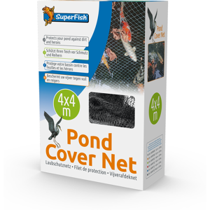SuperFish Pond Cover Net With 10 Pegs 4x4m - 669705 SuperFish Pond Cover Net With 10 Pegs 4x4m - 669705