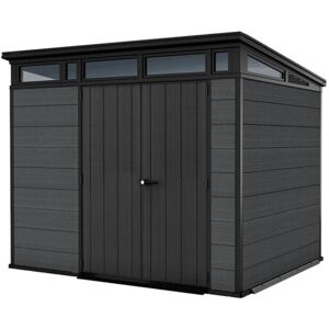 Keter 17210836 Cortina 9 x 7 Plastic Garden Shed in Wood Effect Keter 17210836 Cortina 9 x 7 Plastic Garden Shed in Wood Effect