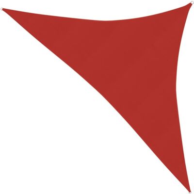 vidaXL Sunshade Sail 160 g/m² Red 3.5x3.5x4.9 m HDPE Sunscreen Patio Shade vidaXL Sunshade Sail 160 g/m² Red 3.5x3.5x4.9 m HDPE Sunscreen Patio Shade