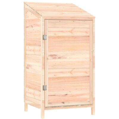 vidaXL Solid Wood Fir Garden Shed - Outdoor Storage House - 55x52x112 cm vidaXL Solid Wood Fir Garden Shed - Outdoor Storage House - 55x52x112 cm