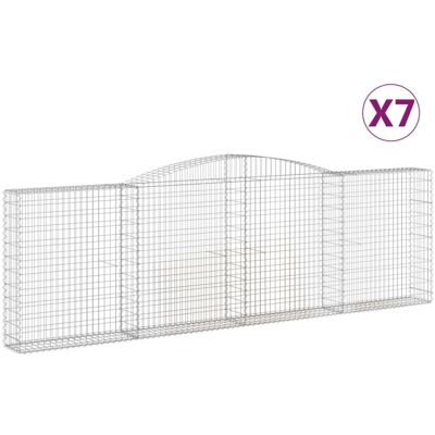 vidaXL Arched Gabion Basket - Garden Decor & Insulation vidaXL Arched Gabion Basket - Garden Decor & Insulation