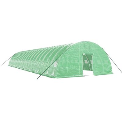 vidaXL Greenhouse Steel Frame - 120 m² - 20x6x2.85 m - Green vidaXL Greenhouse Steel Frame - 120 m² - 20x6x2.85 m - Green