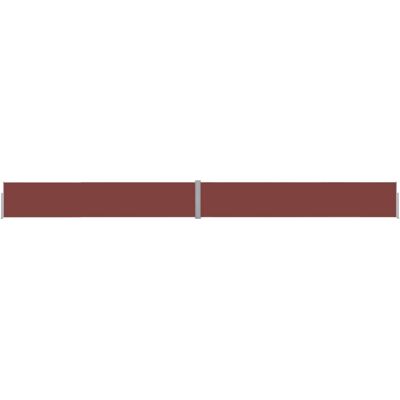 vidaXL Brown Retractable Side Awning - Side Awning vidaXL Brown Retractable Side Awning - Side Awning