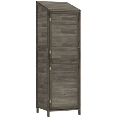VidaXL Solid Wood Fir Garden Shed - Durable Outdoor Storage VidaXL Solid Wood Fir Garden Shed - Durable Outdoor Storage