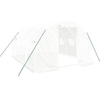 vidaXL Greenhouse White 4x3x2 m - Greenhouse vidaXL Greenhouse White 4x3x2 m - Greenhouse