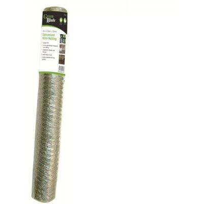 Samuel Alexander 5m x 60cm x 13mm Galvanised Steel Chicken Garden Wire Netting / Fencing Samuel Alexander 5m x 60cm x 13mm Galvanised Steel Chicken Garden Wire Netting / Fencing