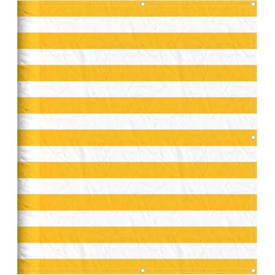 vidaXL Yellow and White Striped Balcony Privacy Screen - Balkon-Sichtschutz vidaXL Yellow and White Striped Balcony Privacy Screen - Balkon-Sichtschutz