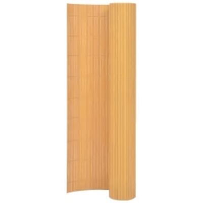 vidaXL Double-Sided Garden Fence Yellow - Garden Fence vidaXL Double-Sided Garden Fence Yellow - Garden Fence
