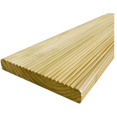 Savoy Timber Pack of 10 1.8m Value Decking Boards 120mm x 18mm Savoy Timber Pack of 10 1.8m Value Decking Boards 120mm x 18mm