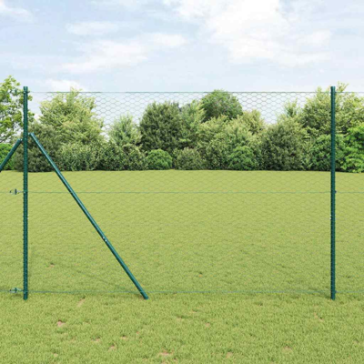 Vidaxl - Green Hexagonal Fence 1.5x50 m Steel Vidaxl - Green Hexagonal Fence 1.5x50 m Steel
