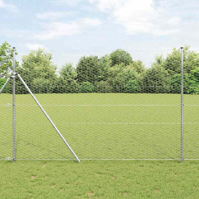 VIDAXL Steel Hex Fence 1.6x10 m - Garden Fence VIDAXL Steel Hex Fence 1.6x10 m - Garden Fence