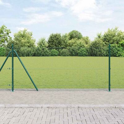 Green Welded Wire Fence - 1x50 m - Fence Green Welded Wire Fence - 1x50 m - Fence